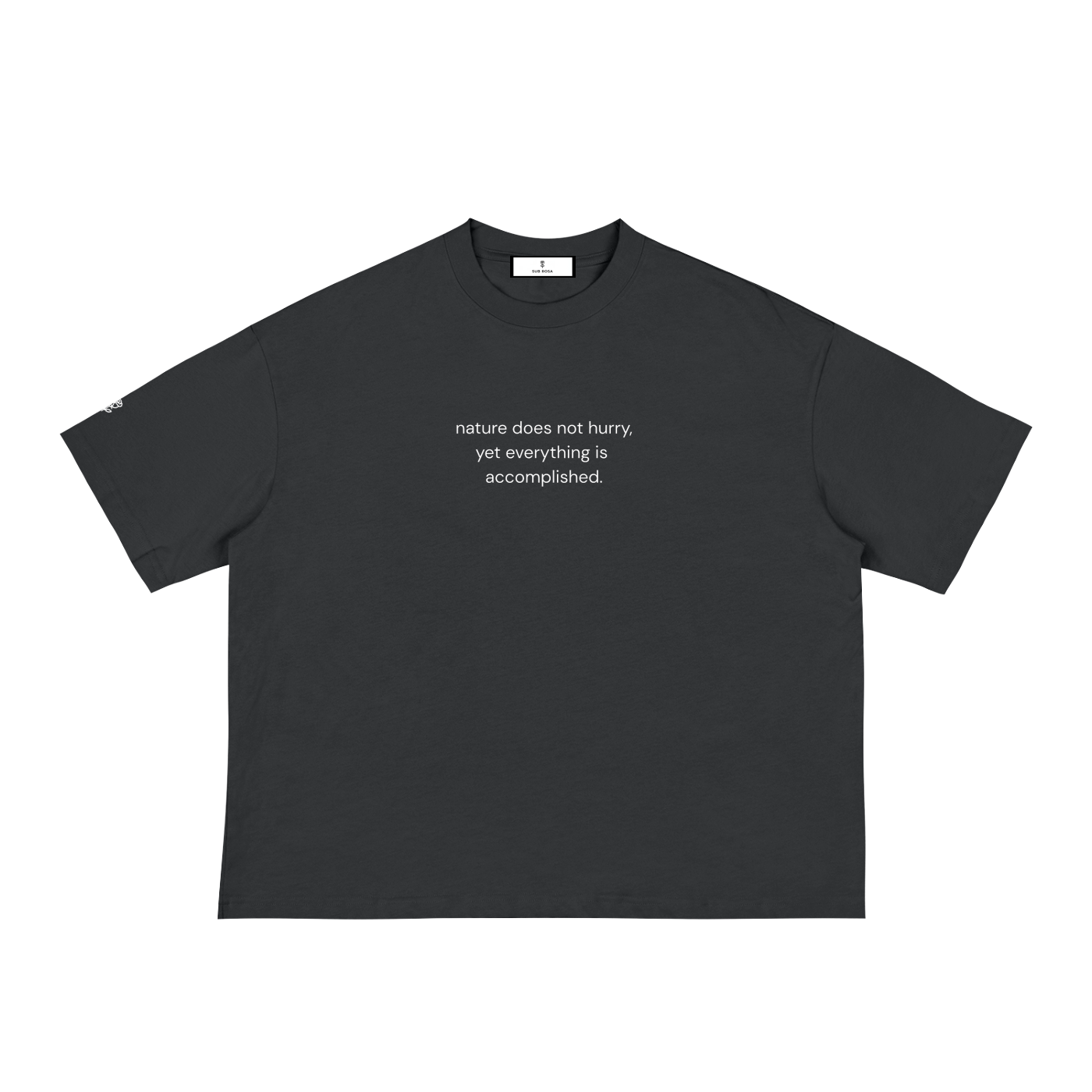 Nature Does Not Hurry Boxy Tee