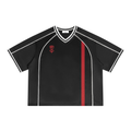Sub Rosa Logo Boxy V-Neck Soccer Jersey