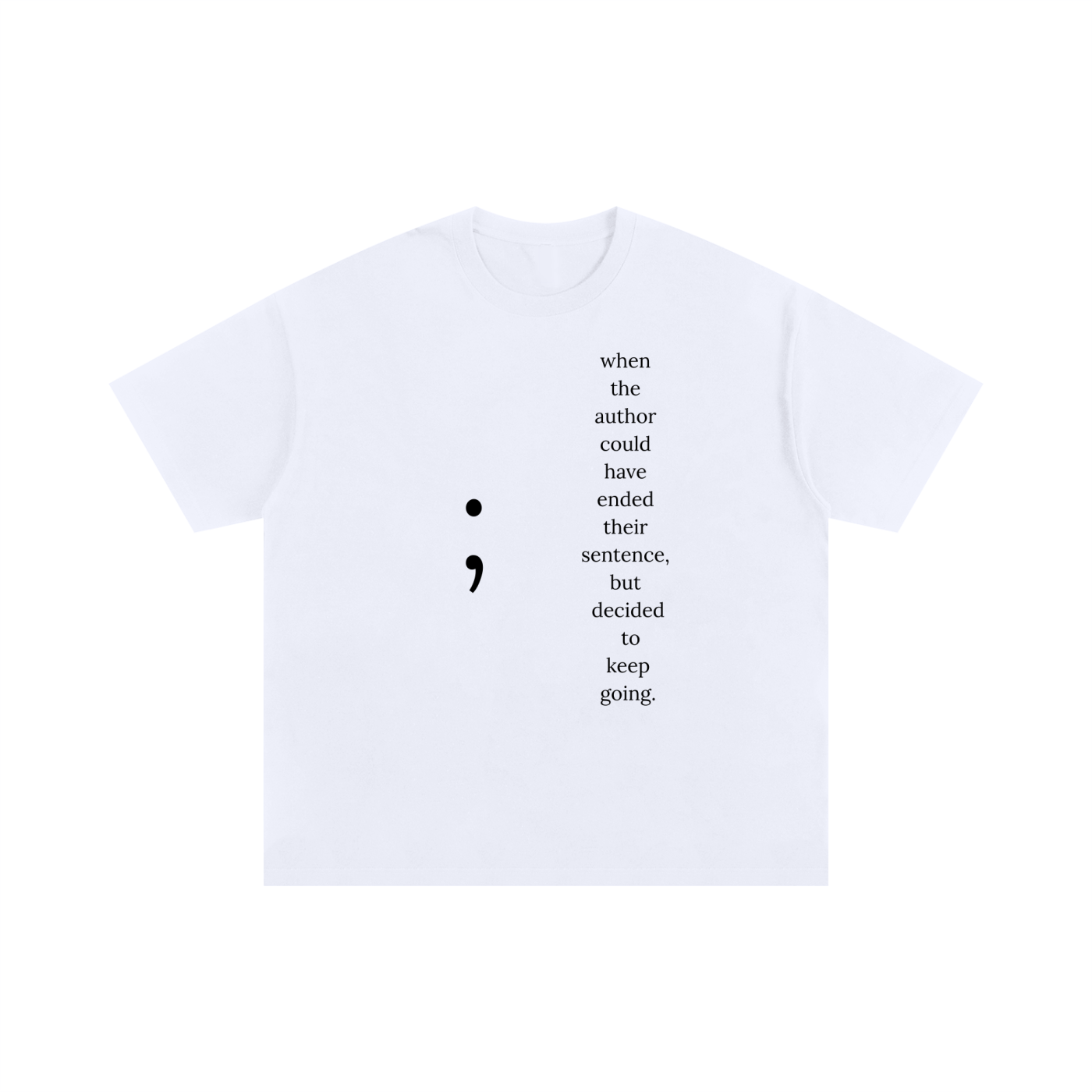 Suicide Awareness -- Semicolon