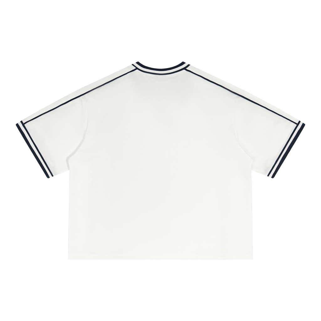 Sub Rosa Logo Boxy V-Neck Soccer Jersey