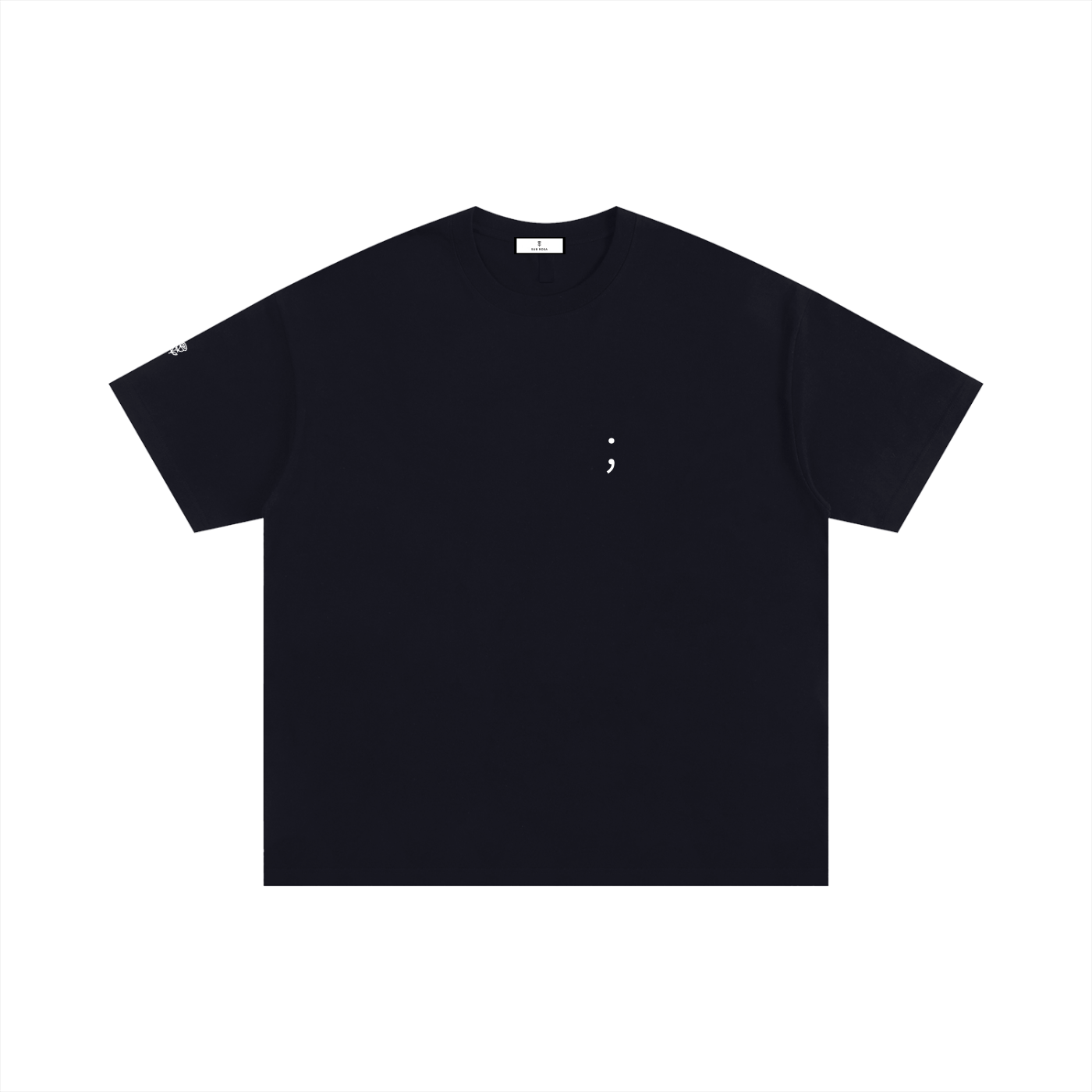 Semicolon Oversized Tee -- Keep Going.