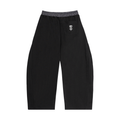 Sub Rosa Back Pocket Logo Plaid Waistband Barrel Sweatpants