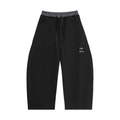 Sub Rosa Back Pocket Logo Plaid Waistband Barrel Sweatpants