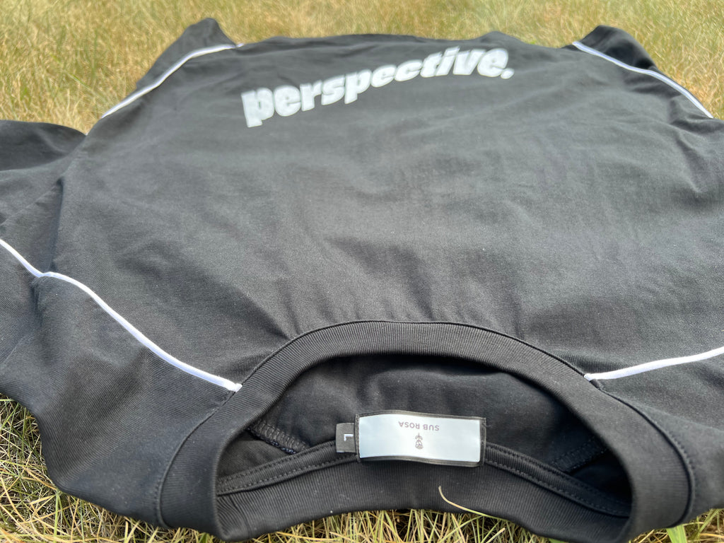 Perspective Heavyweight Boxy Piping T-Shirt