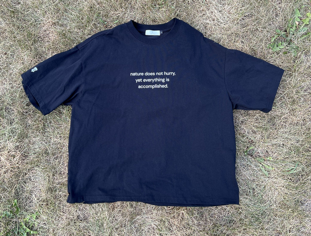 Nature Does Not Hurry Boxy Tee