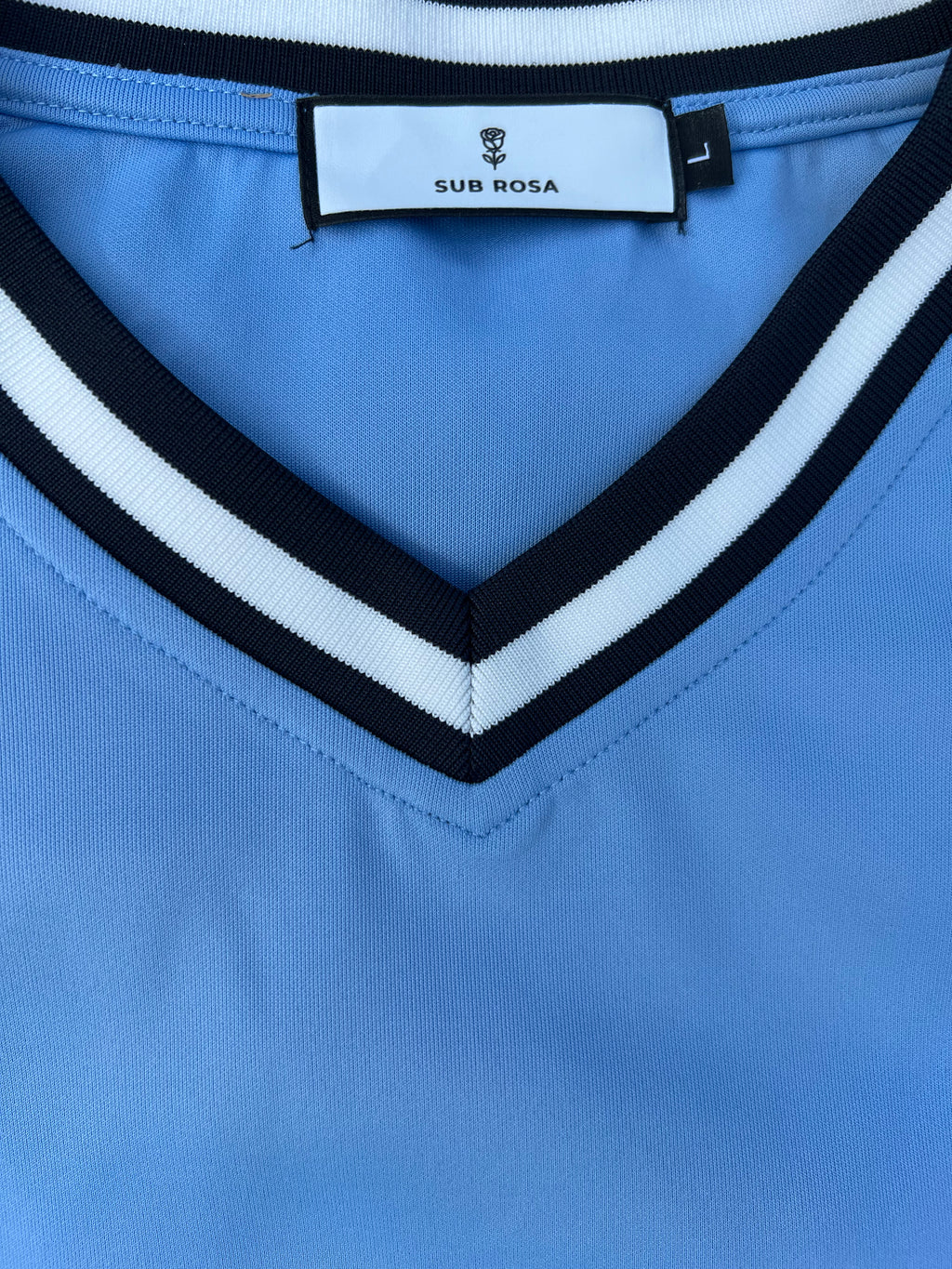 Sub Rosa Logo Boxy V-Neck Soccer Jersey