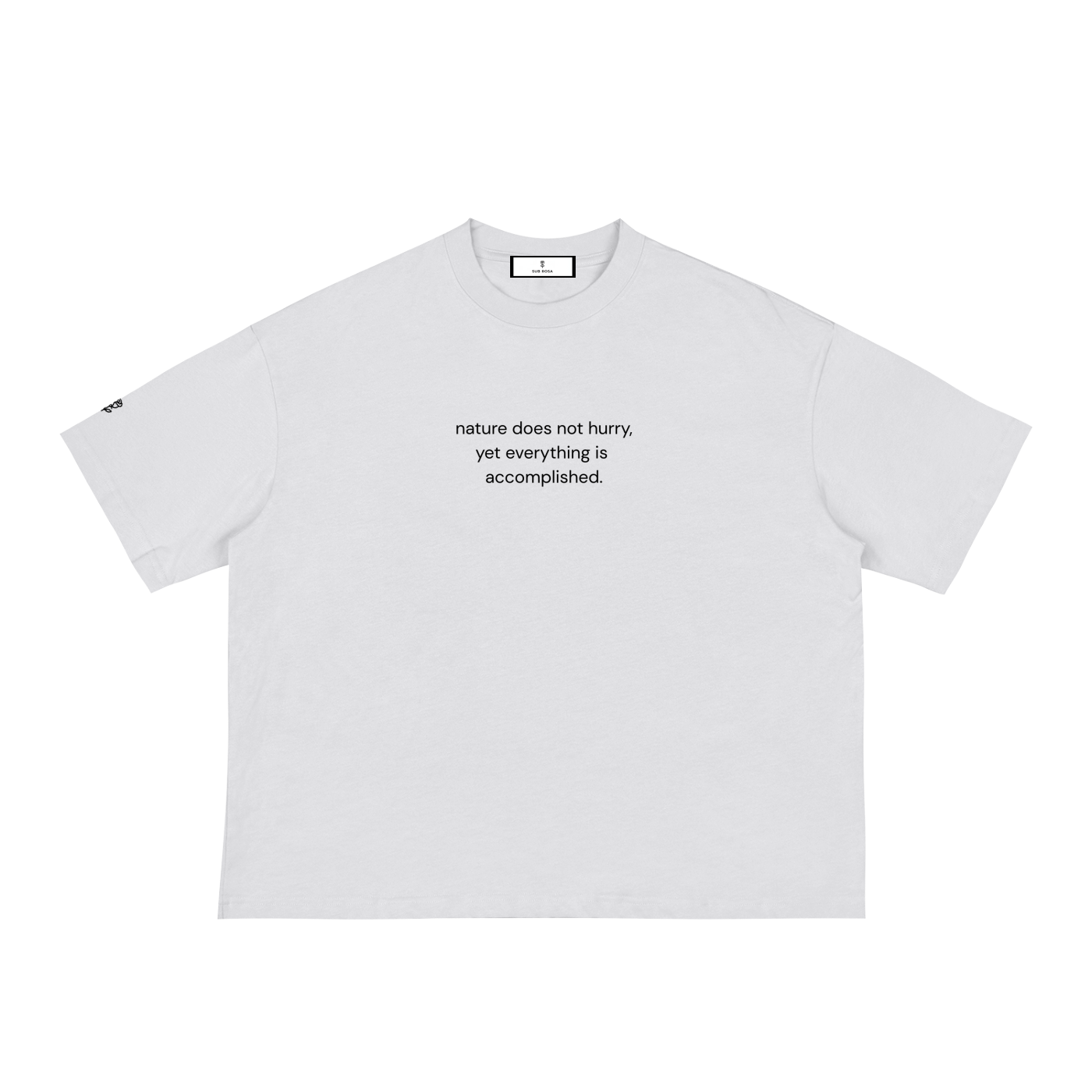Nature Does Not Hurry Boxy Tee