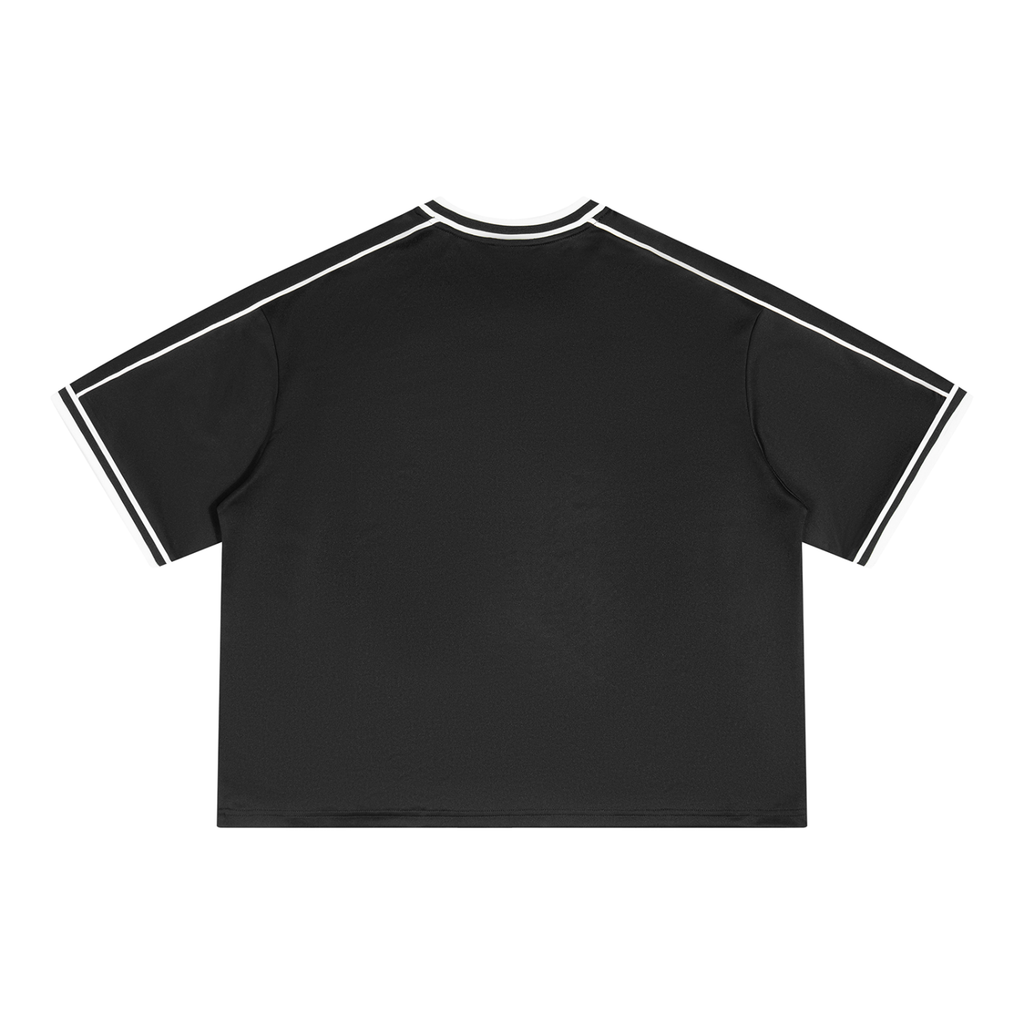Sub Rosa Logo Boxy V-Neck Soccer Jersey