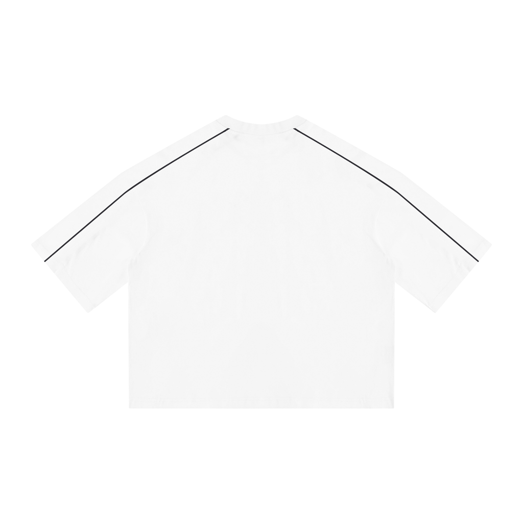 Perspective Heavyweight Boxy Piping T-Shirt