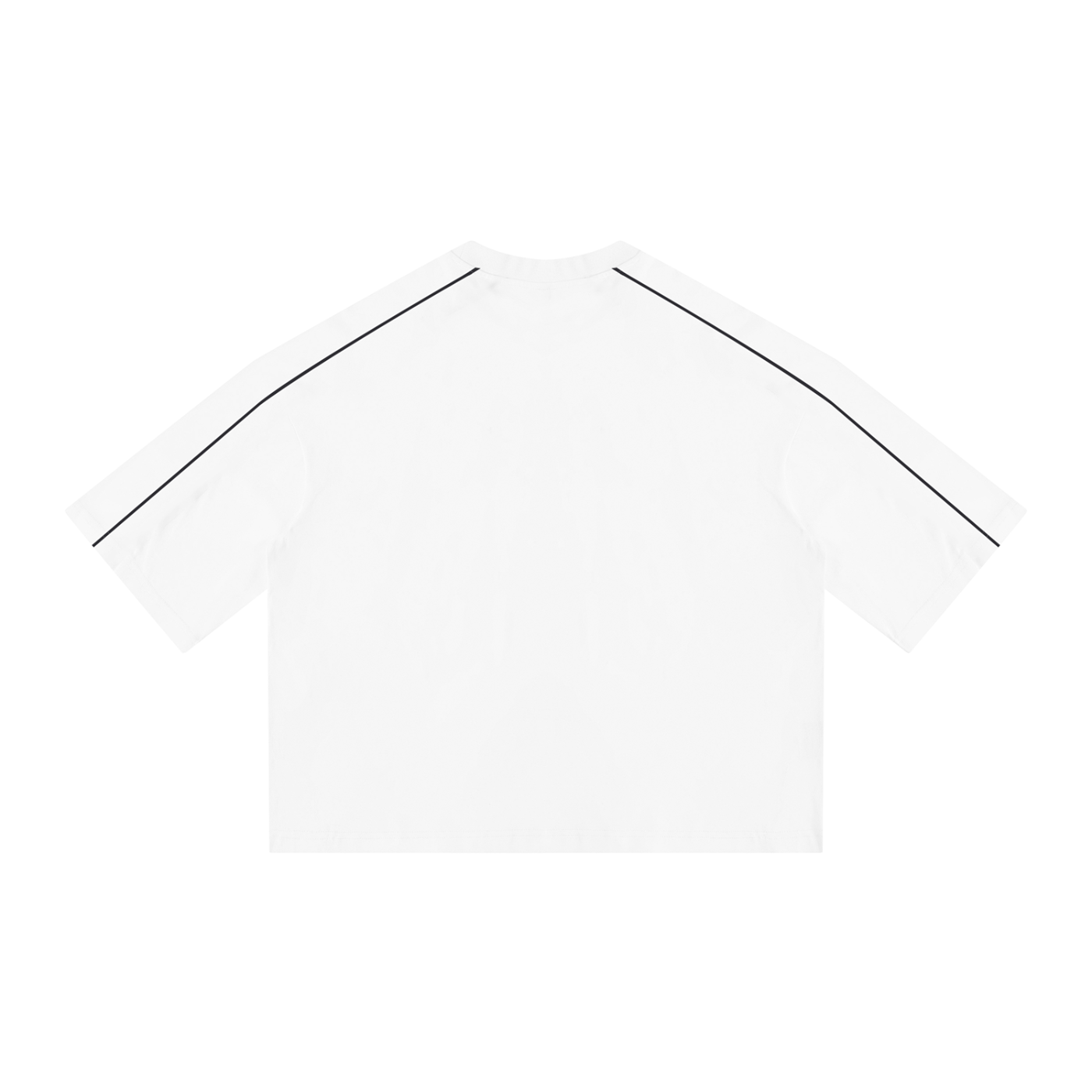 Perspective Heavyweight Boxy Piping T-Shirt