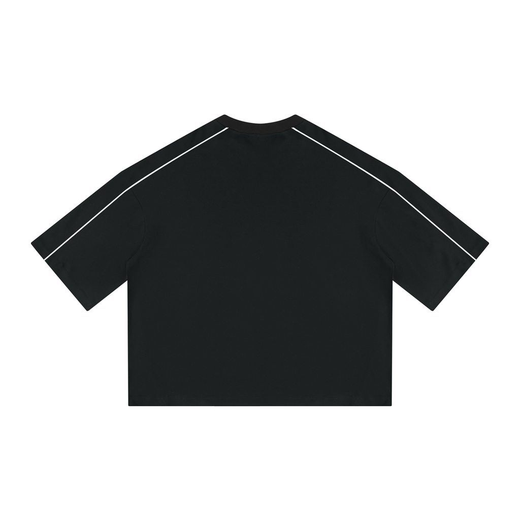 Perspective Heavyweight Boxy Piping T-Shirt
