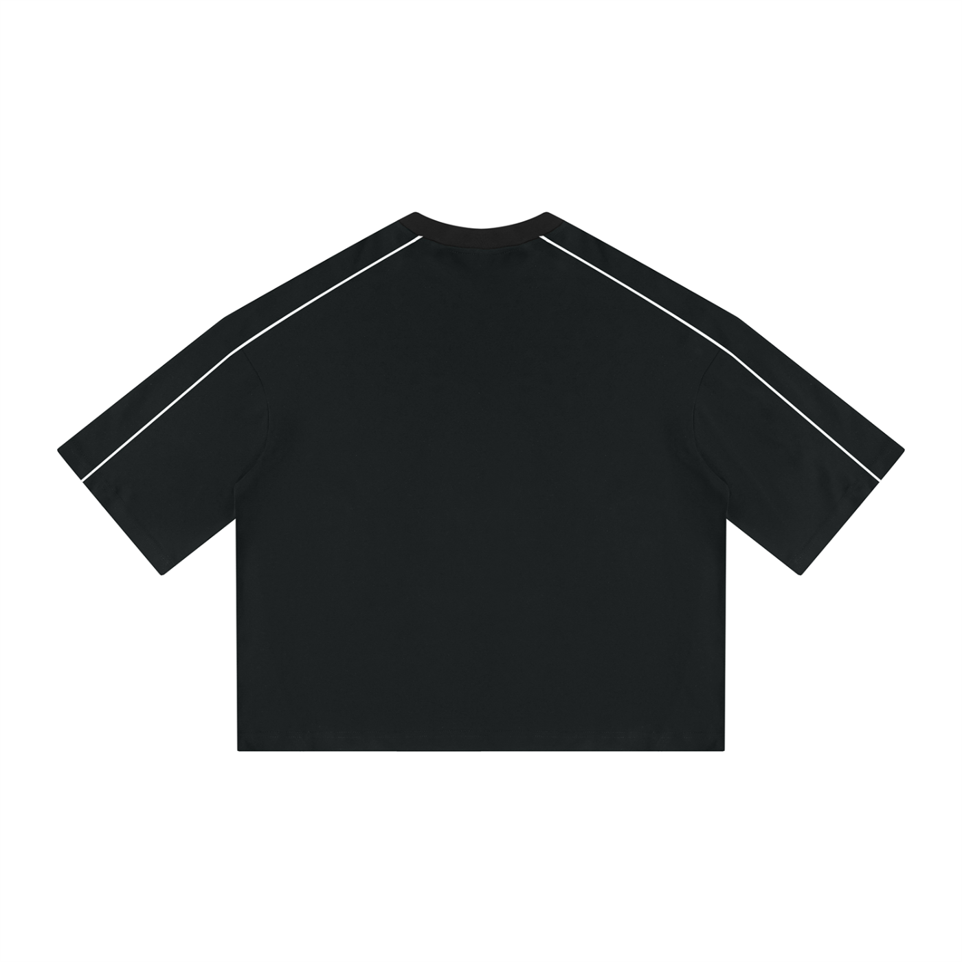 Perspective Heavyweight Boxy Piping T-Shirt